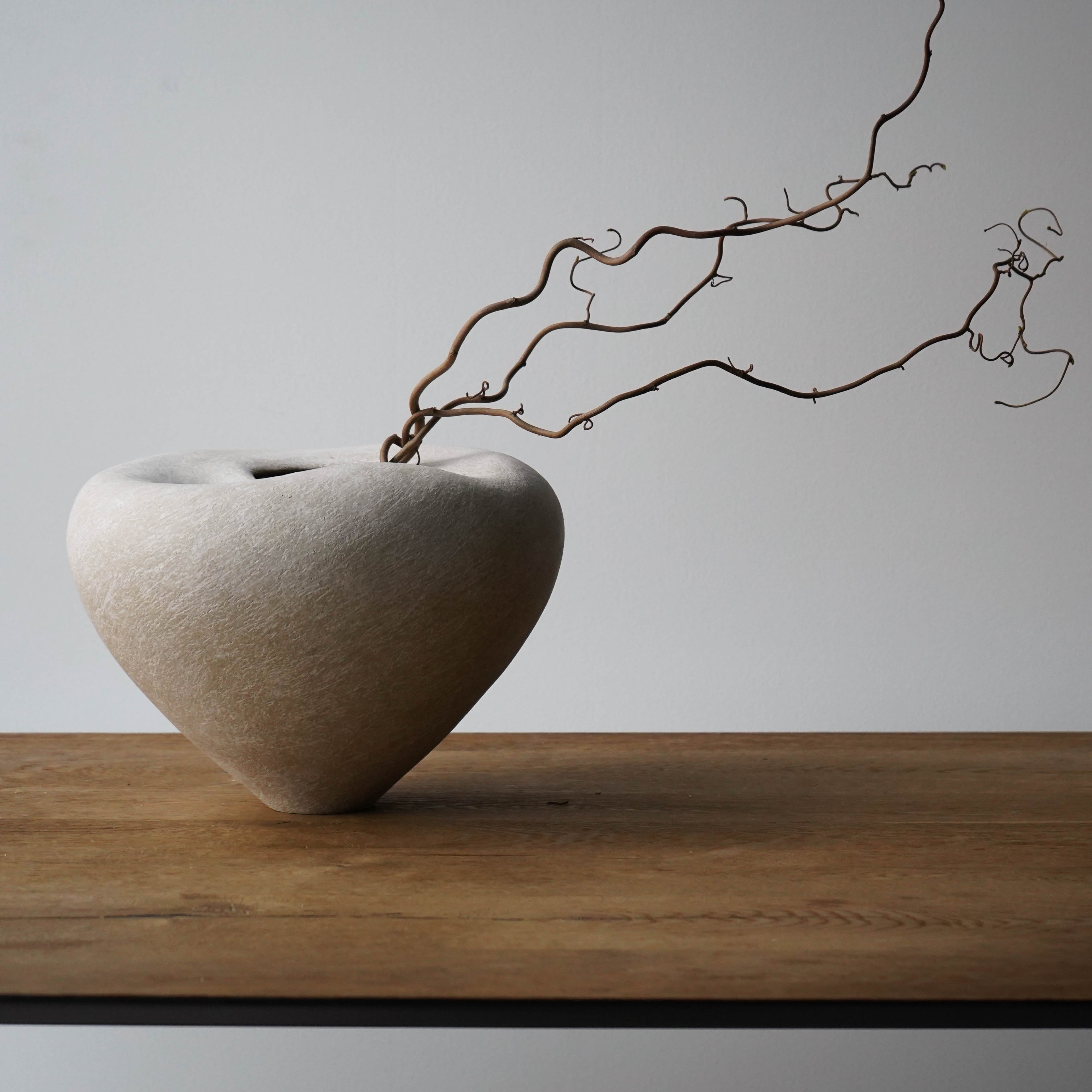 Sculptural Handbuilt Stoneware Vase