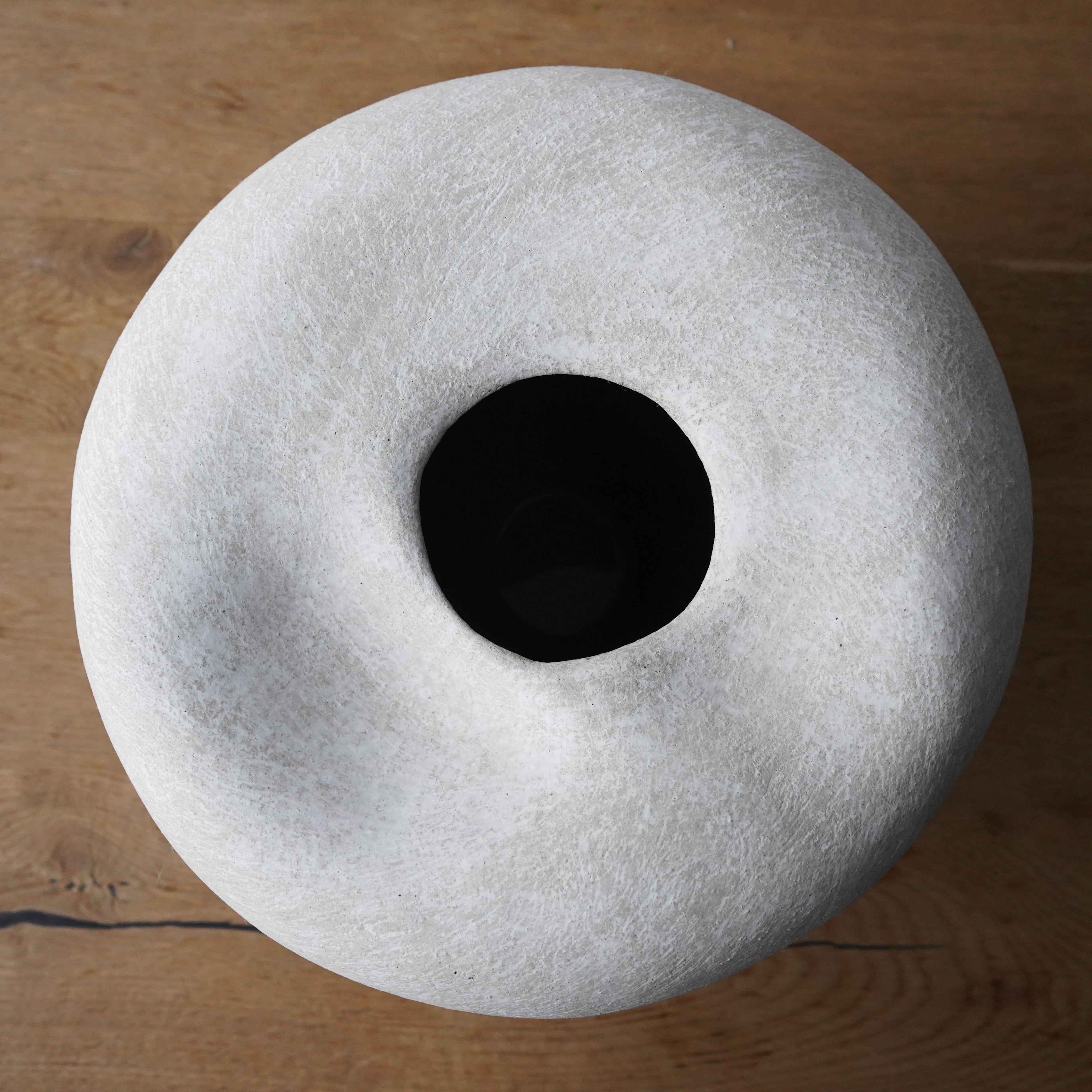 Sculptural Handbuilt Stoneware Vase