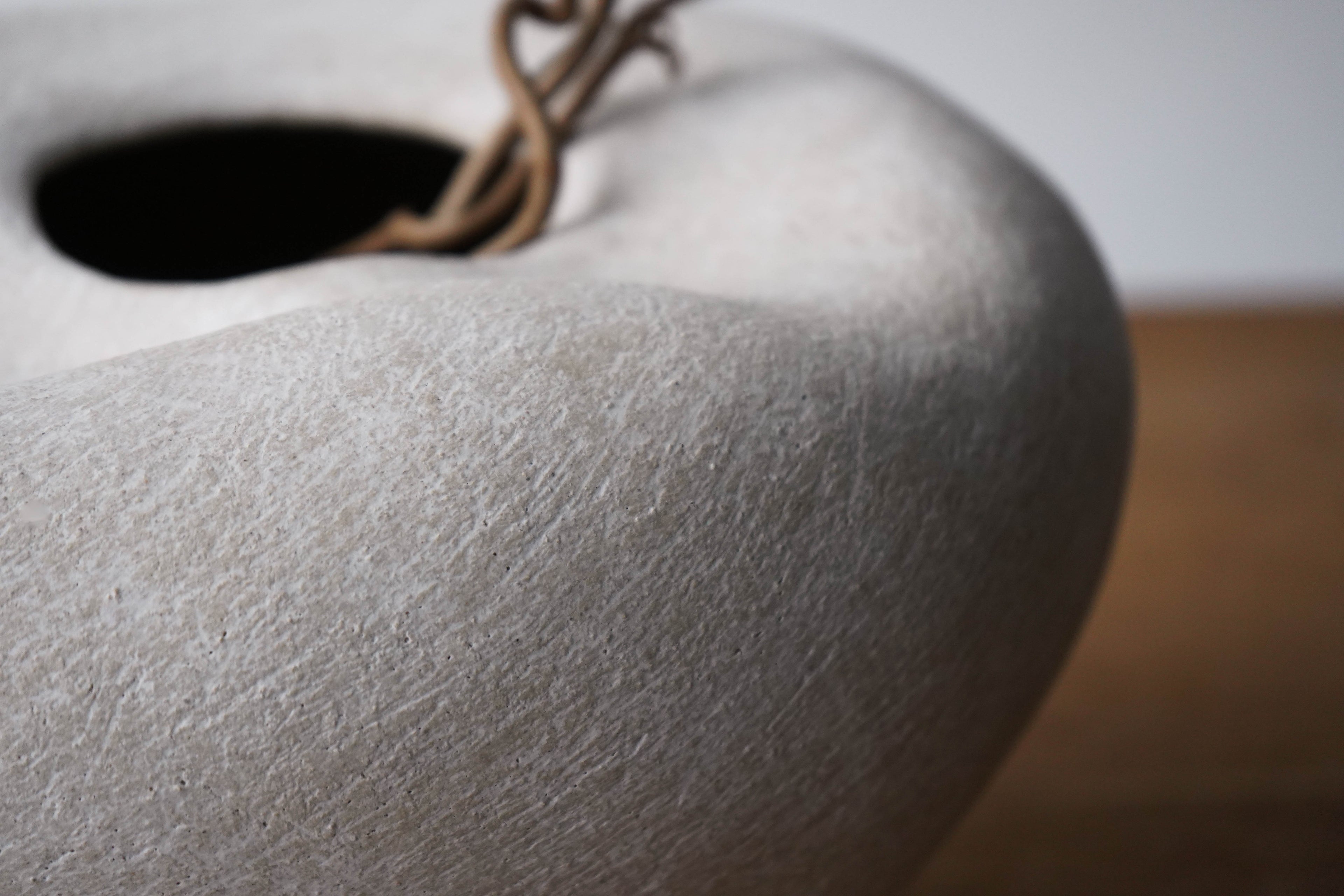 Sculptural Handbuilt Stoneware Vase