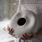 Sculptural Handbuilt Stoneware Vase