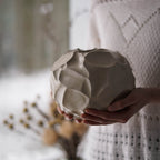 Meteorite - Handbuilt Round Stoneware Vase