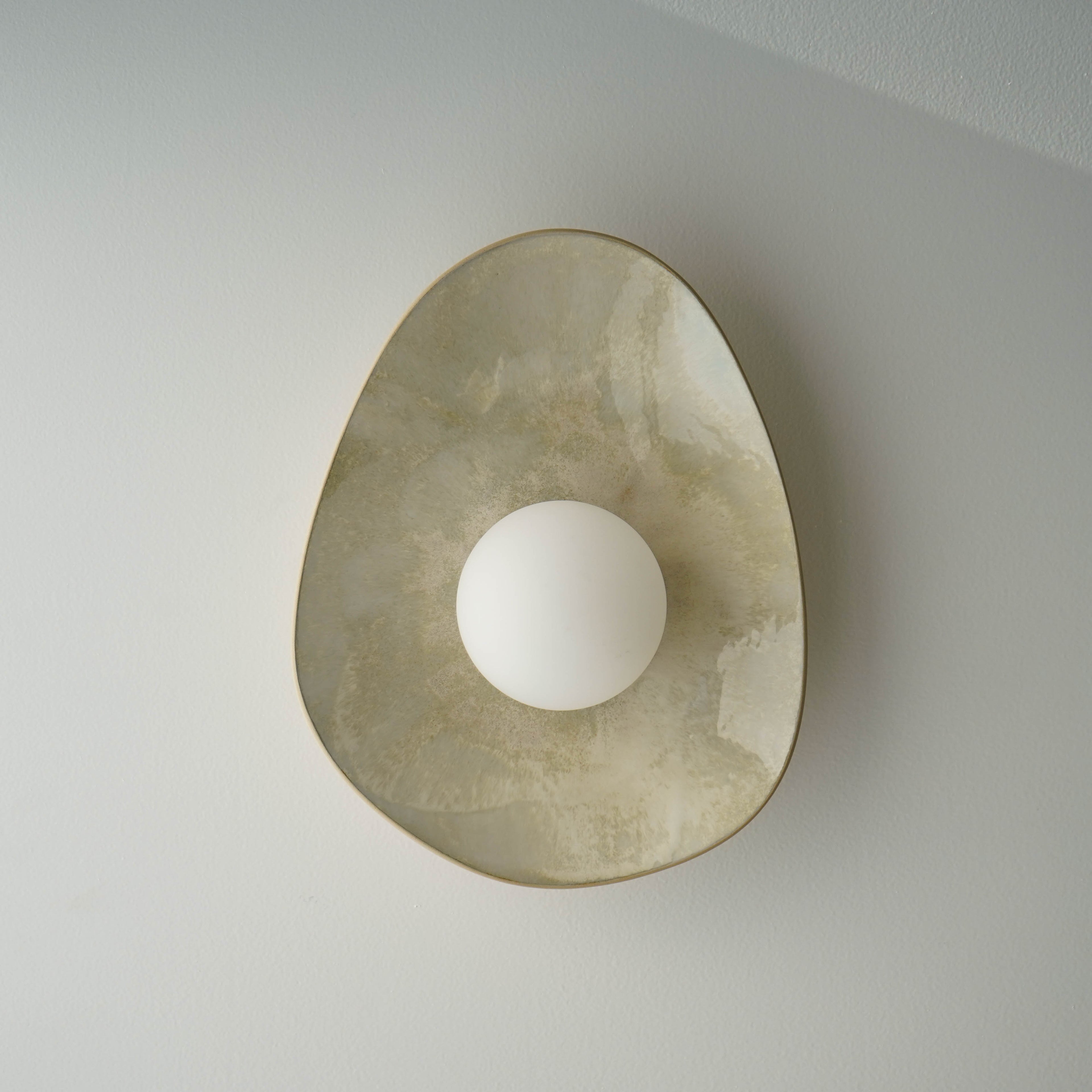 Pastel Hues Ceramic Wall Lamp / Sconce