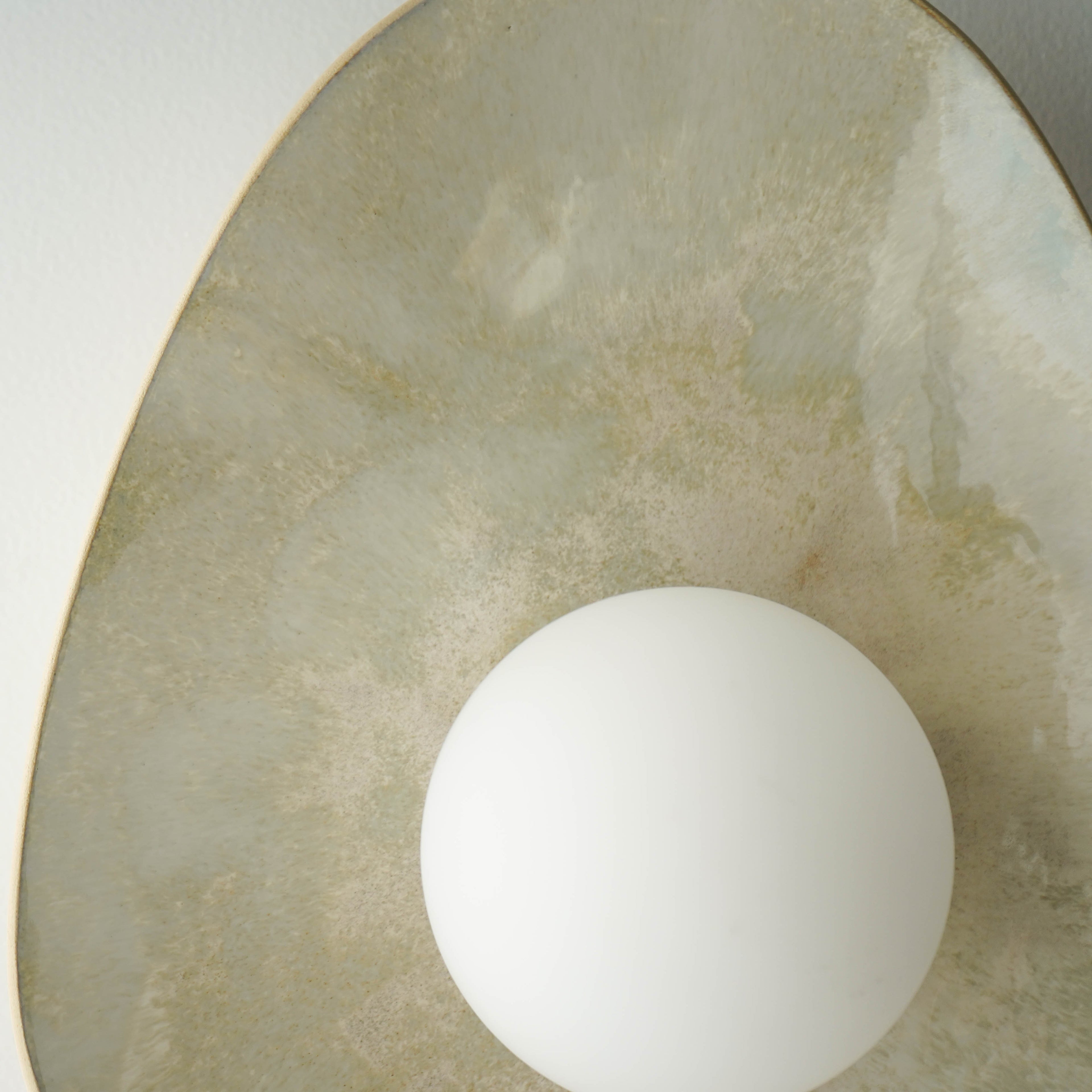 Pastel Hues Ceramic Wall Lamp / Sconce