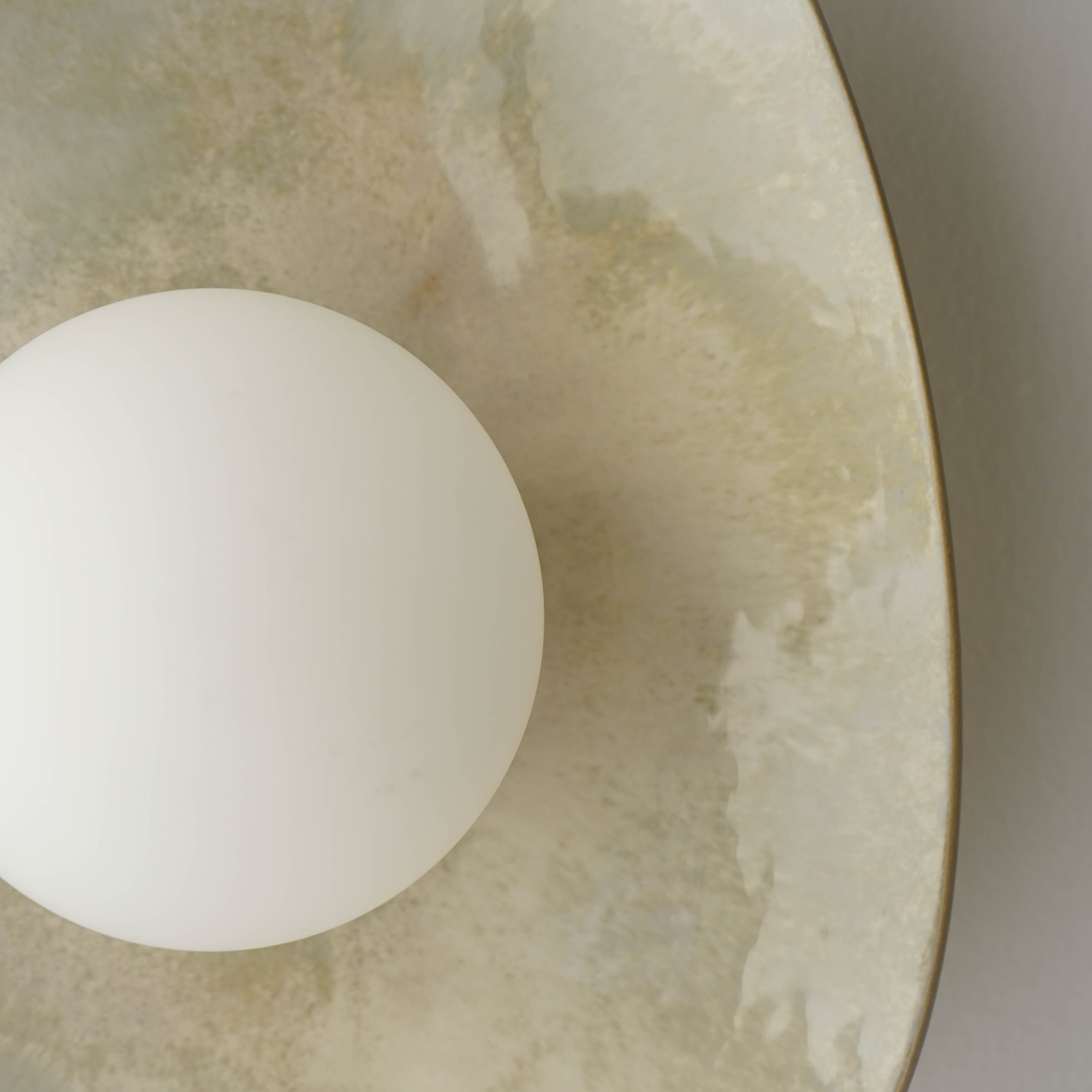 Pastel Hues Ceramic Wall Lamp / Sconce