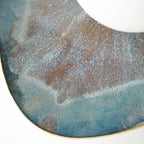 Handmade Deep Blue Ceramic Wall Sconce / Wall Lamp