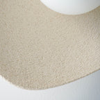 Handmade Beige Ceramic Wall Light / Sconce