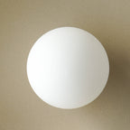 Handmade Beige Ceramic Wall Light / Sconce