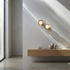 Aplique de pared/lámpara de pared de cerámica beige hecha a mano