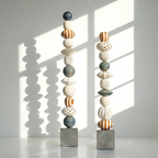 Handmade Sea Totem Sculpture