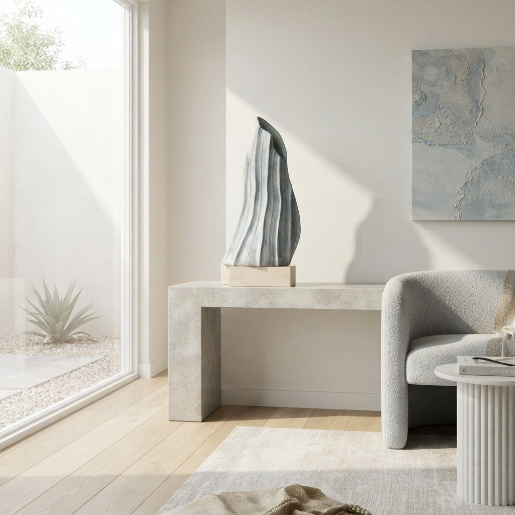 Ocean Flow Sculptural Vase