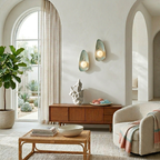 Ocean Blue & Turquoise Ceramic Wall Lamp / Sconce