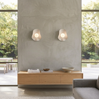 Creamy Matte White Ceramic Wall Light / Sconce