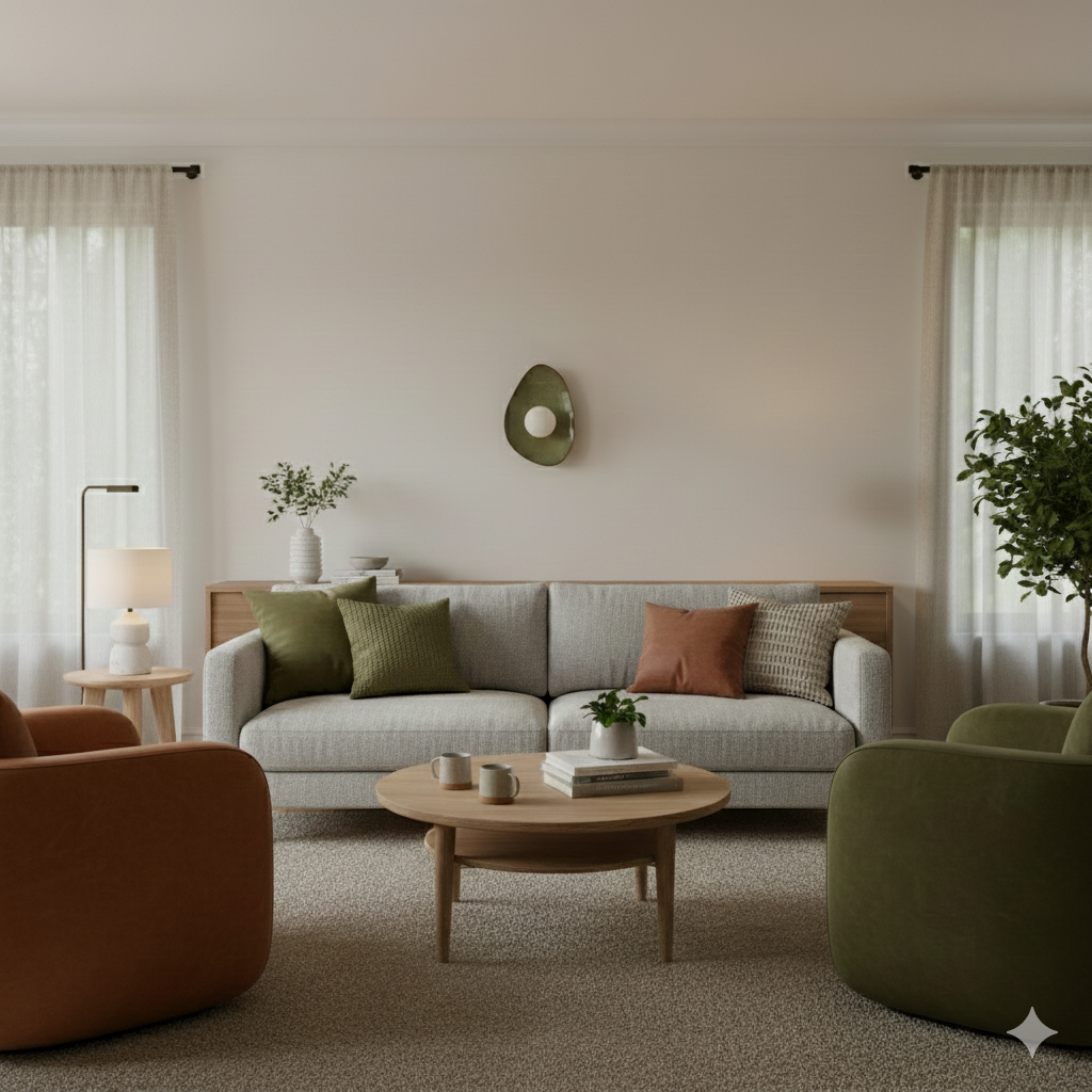 Handmade Green Ceramic Wall Light / Sconce