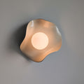 Creamy Nude Ceramic Wall Light / Sconce