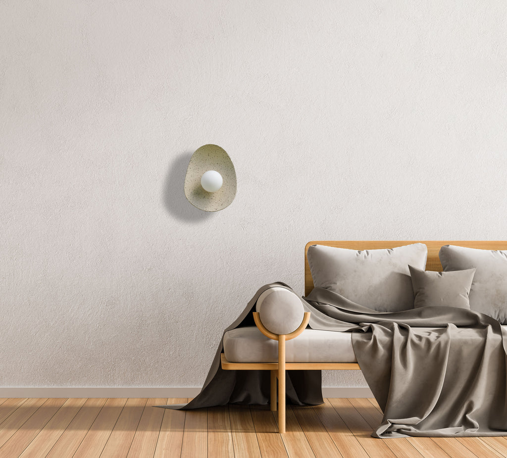 Speckled Ceramic Wall Light / Sconce