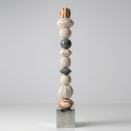 Handmade Sea Totem Sculpture